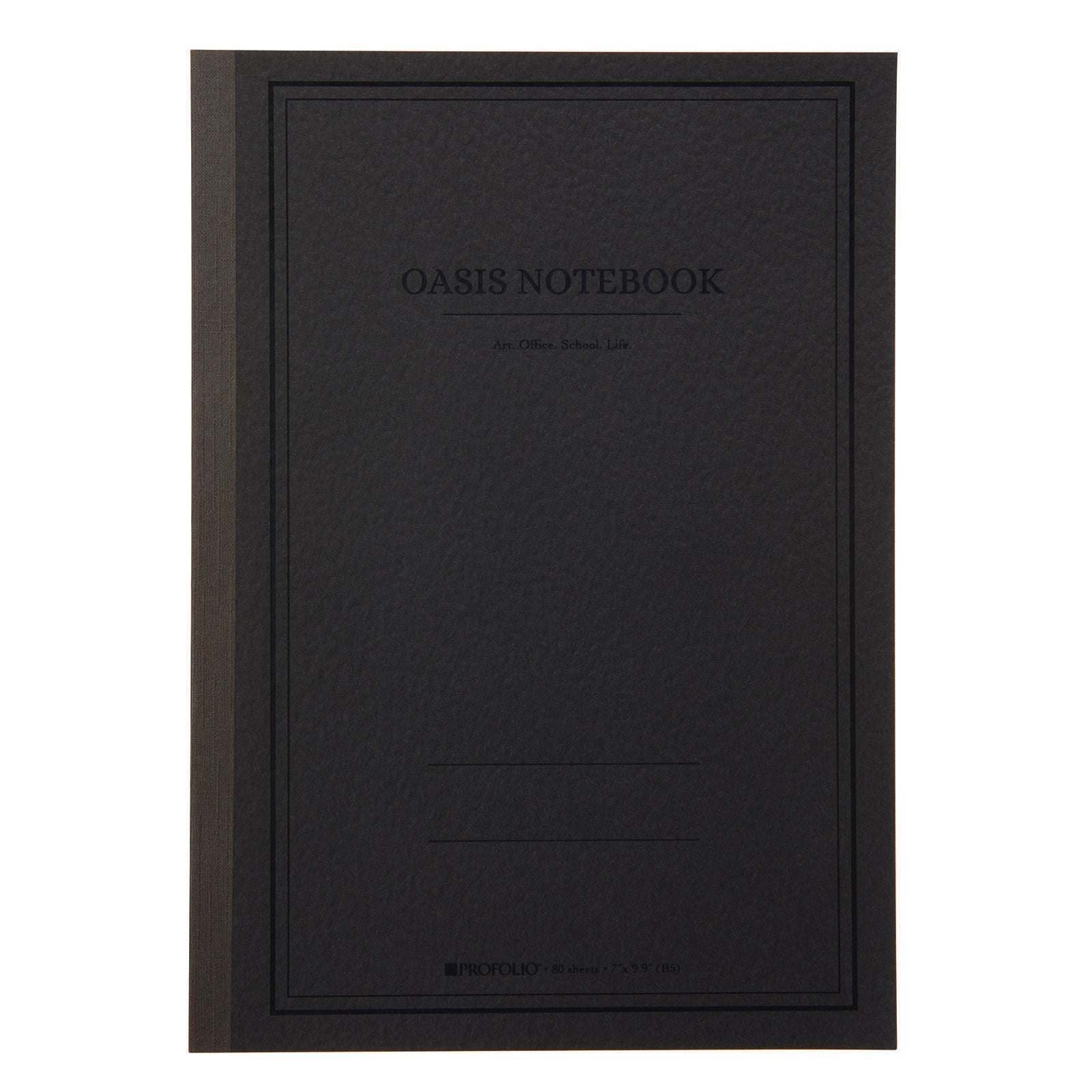 Oasis Notebook Large Charcoal