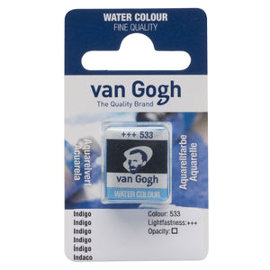 Van Gogh Watercolor Half Pan Indigo