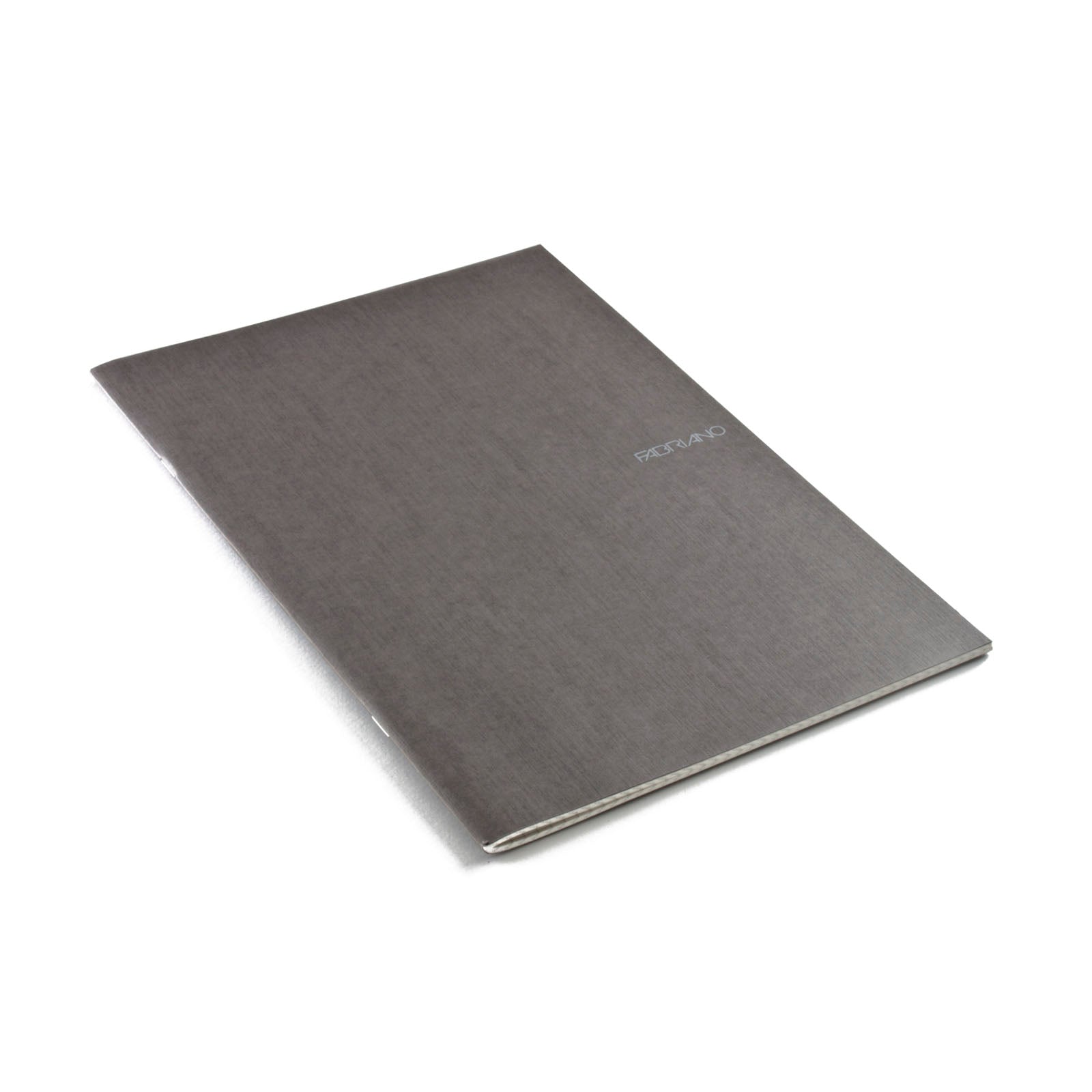 Fabriano EcoQua Notebook Large Staple-Bound Lined 38 Sheets Stone