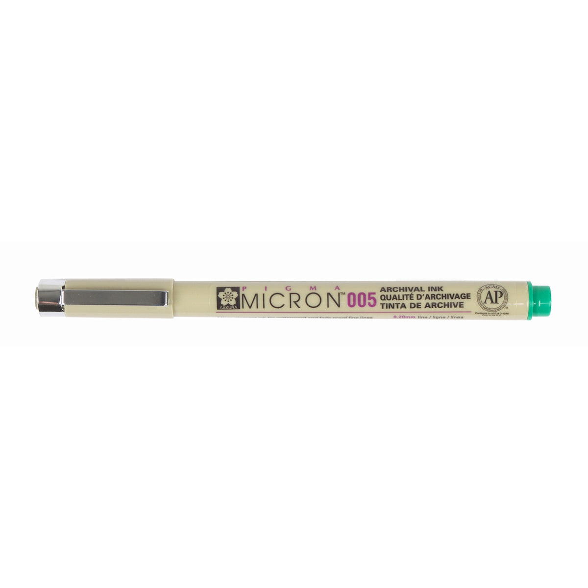 Pigma Micron Pen .20mm Green 005