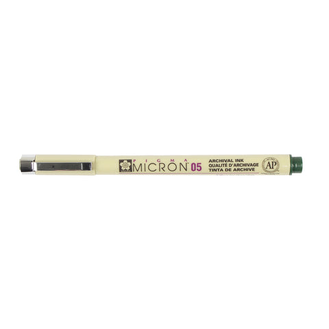 Pigma Micron Pen .45mm Hunter Green, 05