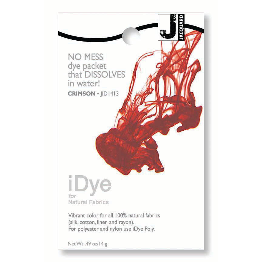 Jacquard 100% Natural Fabric iDye Crimson