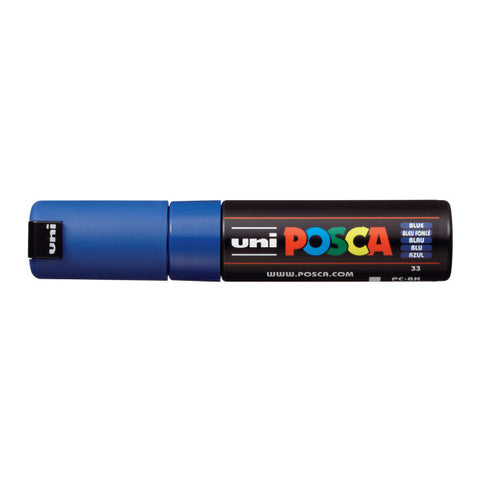 Paint Marker PC-8K Broad Chisel Blue