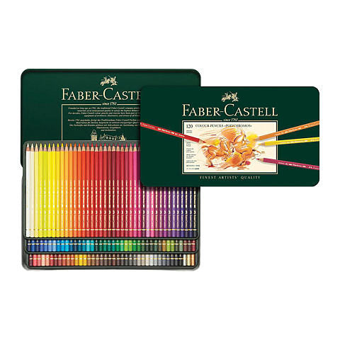 Polychromos Colored Pencil Tin Set, 120-Colors