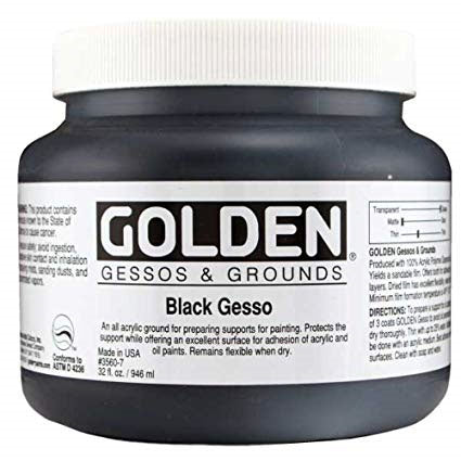Golden Black Gesso