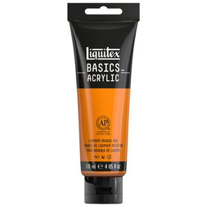 BASICS Acrylic Color 4oz Cadmium Orange