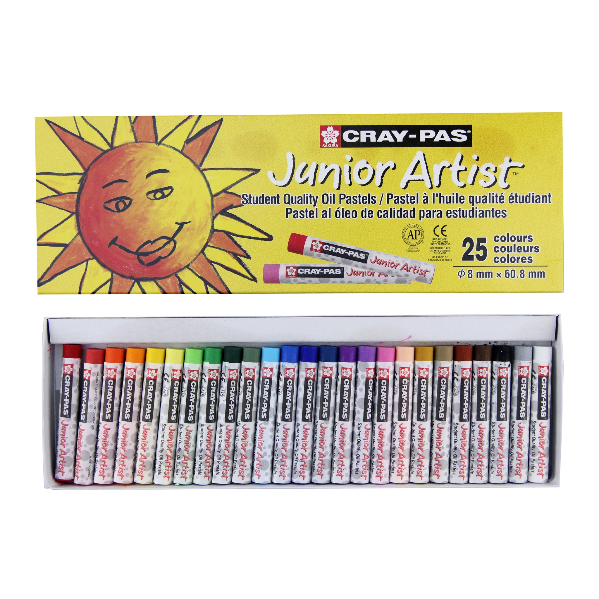 Cray-Pas Junior Artist Oil Pastel Set 25 Colors