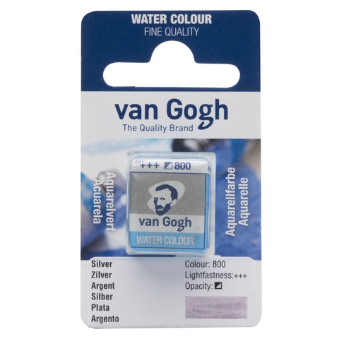 Van Gogh Watercolor Half Pan Silver