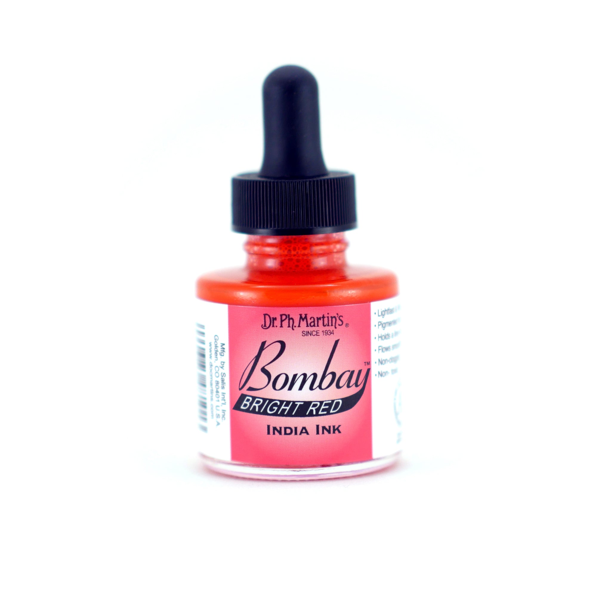 Bombay India Ink 1oz Bright Red