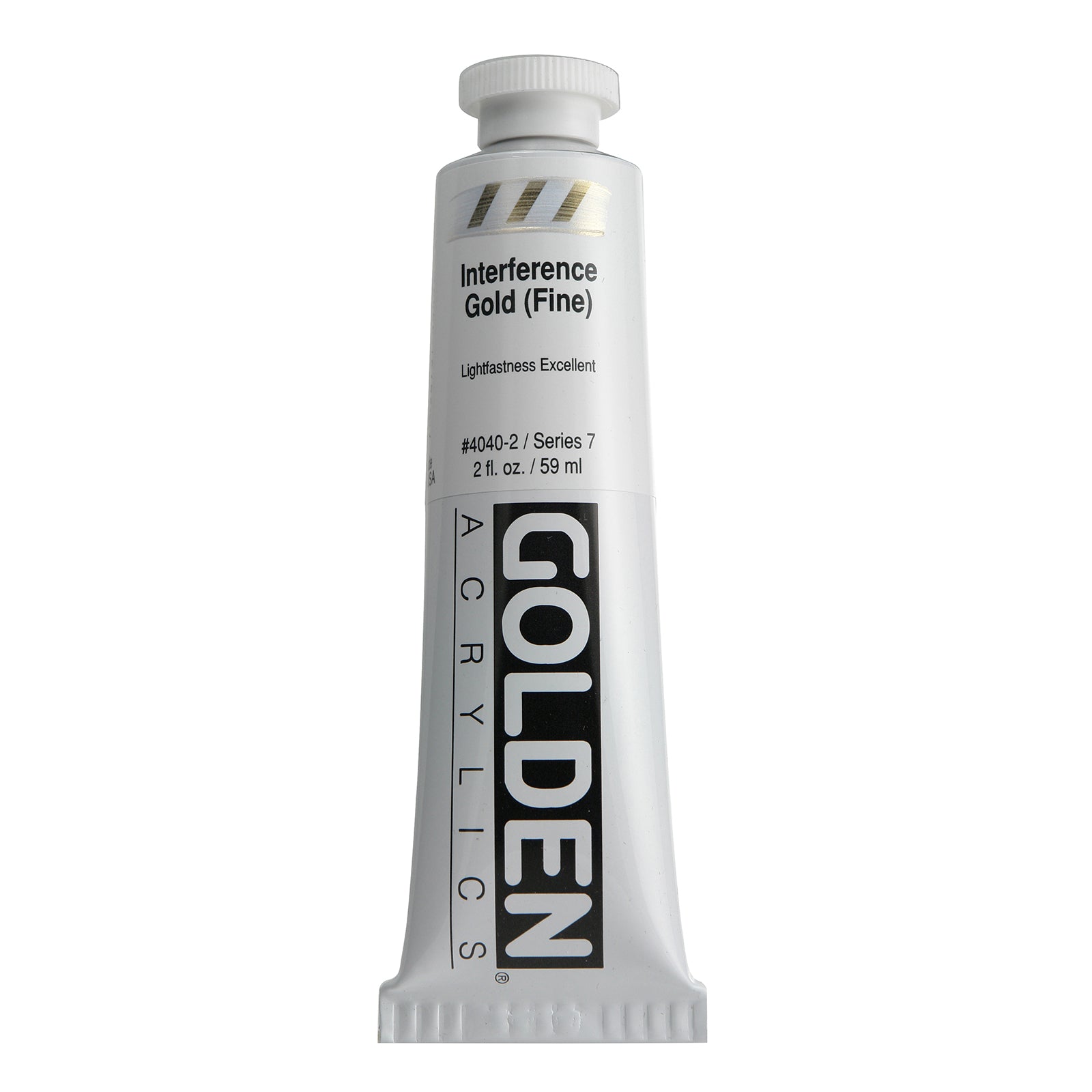 Heavy Body Acrylic 2oz Interference Gold