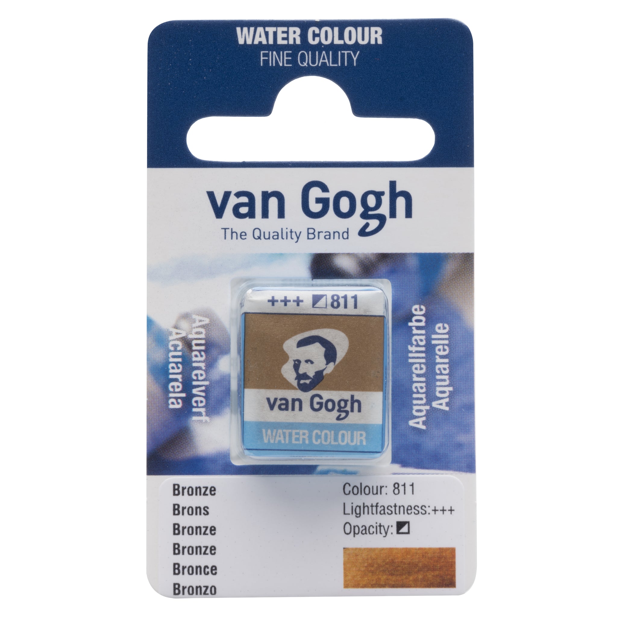 Van Gogh Watercolor Half Pan Bronze