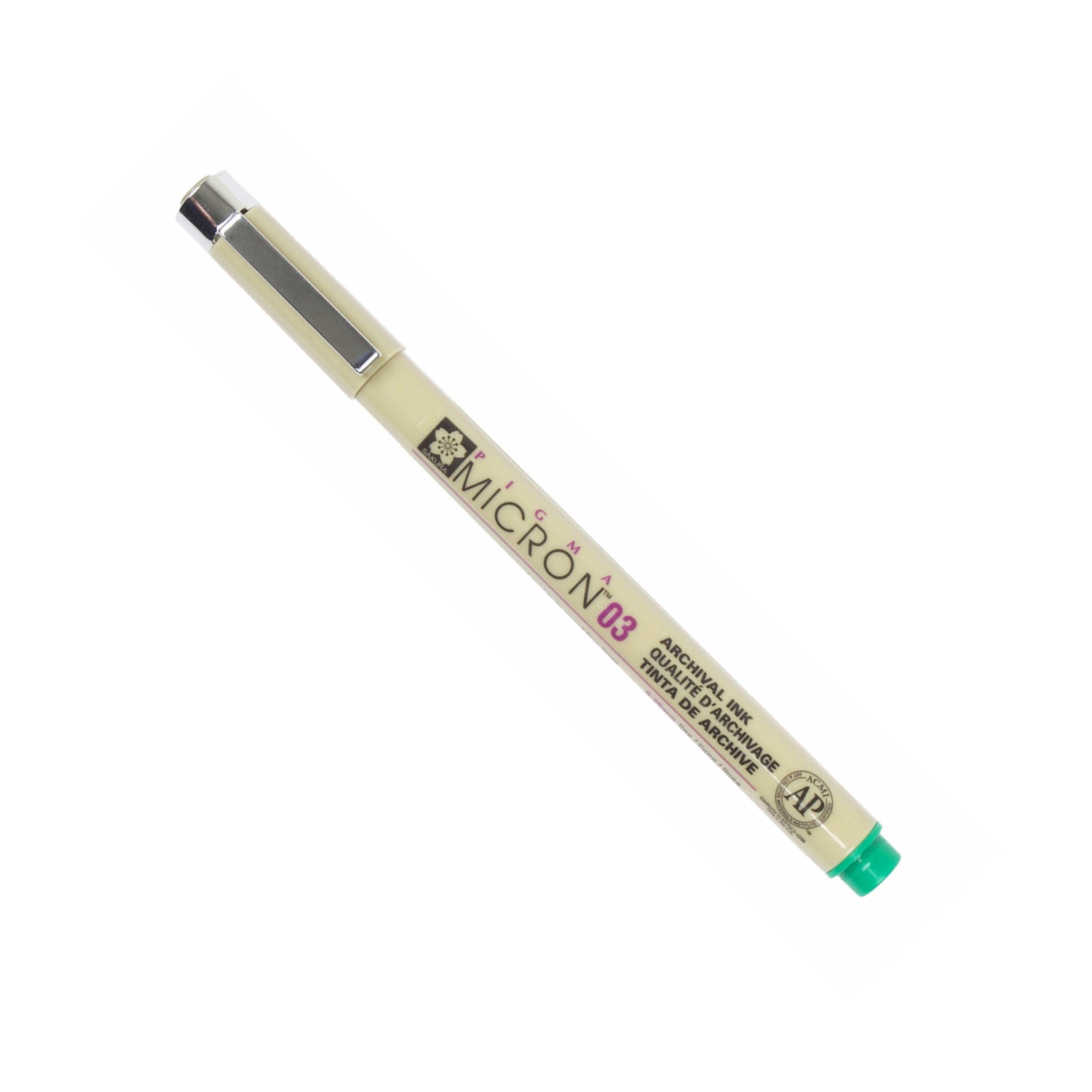 Pigma Micron Pen .35mm Green 03