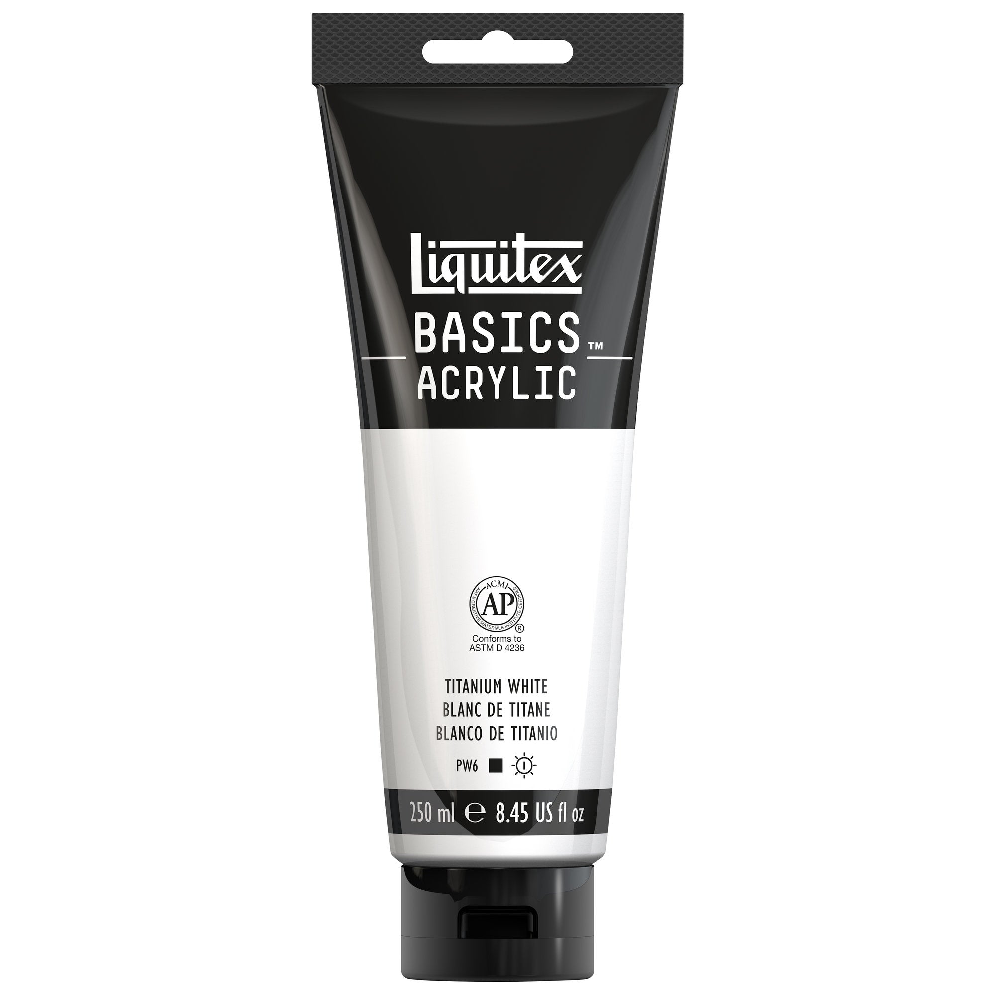 BASICS Acrylic Color 250ml Titanium White