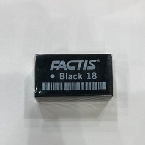 Factis Soft Black Charcoal and Graphite Eraser Individual