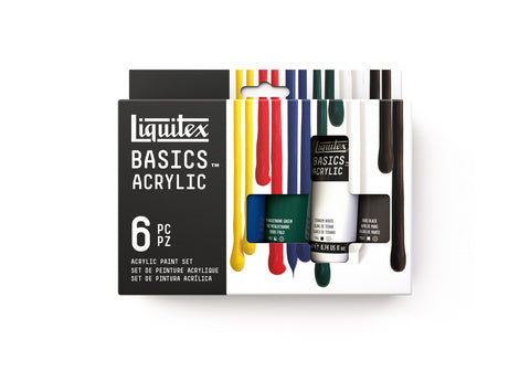 Basics Acrylic Intro Set of 6 Tubes