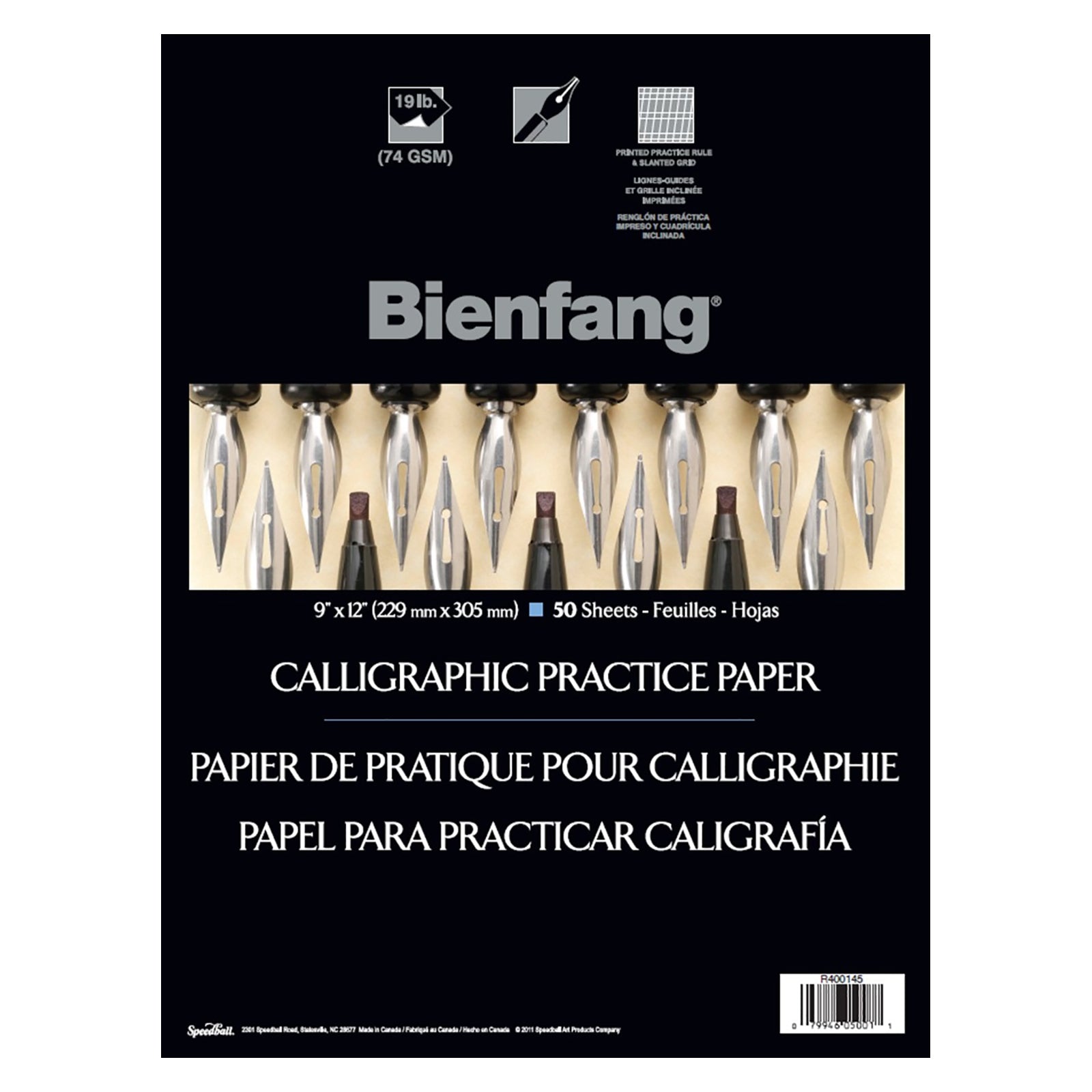Bienfang Calligraphic Practice Pad 9x12