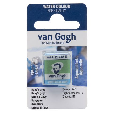 Van Gogh Watercolor Half Pan Davy's Gray