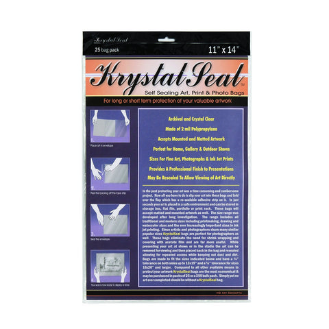 Krystal Seal Bags 11x14 25 Pack