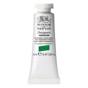 Designers Gouache Color 14ml Permanent Green Middle