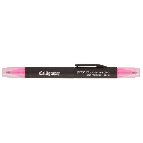 Doubleheader Calligraphy Marker Pink