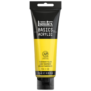 BASICS Acrylic Color 4oz Transparent Yellow