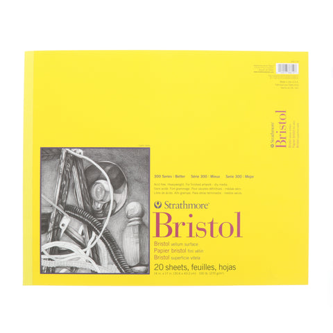 Bristol Paper Pad Vellum Surface 14x17
