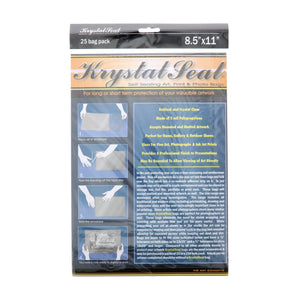 Krystal Seal Bags 8.5x11 25 Pack