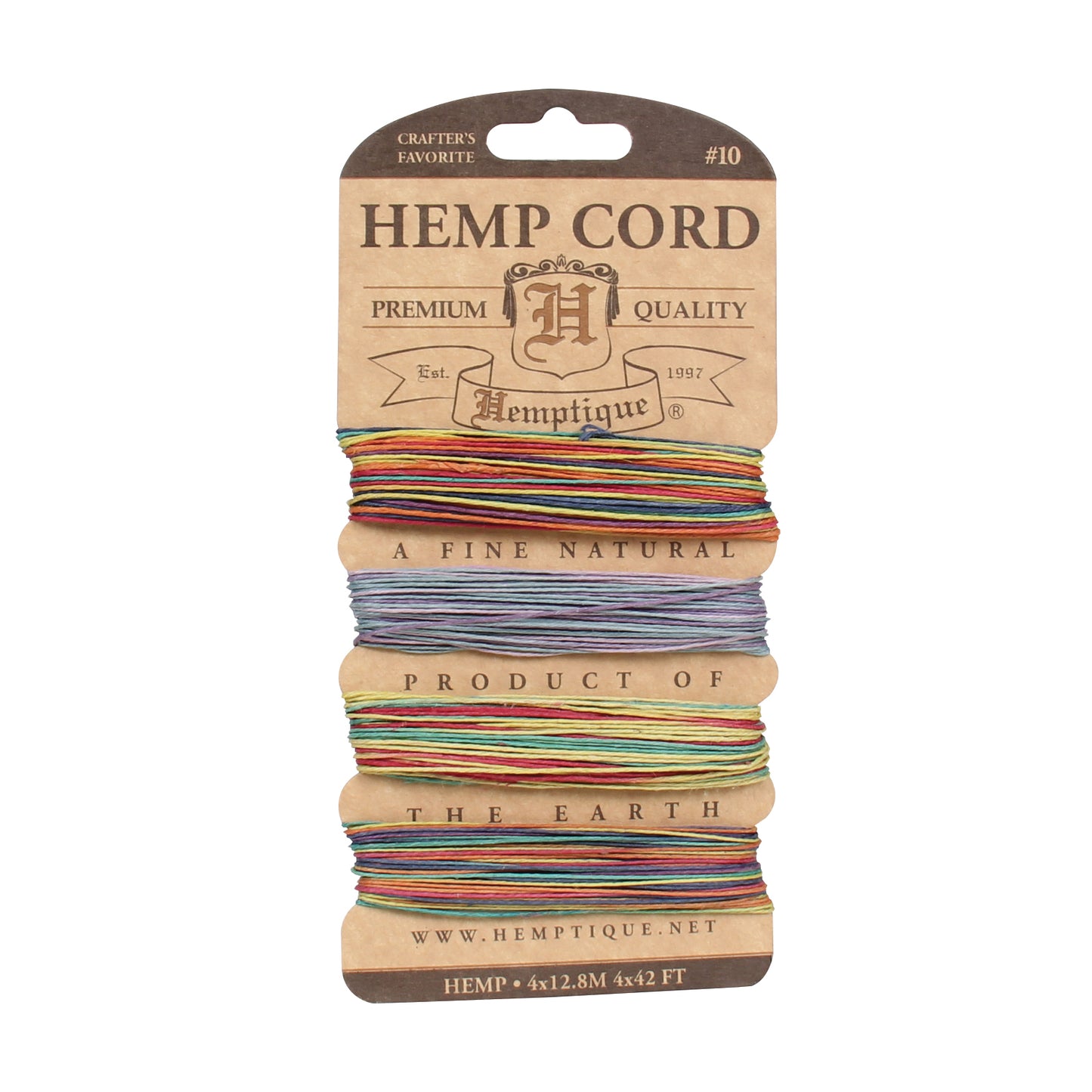 Hemptique 0.5mm Hemp Cord Cards