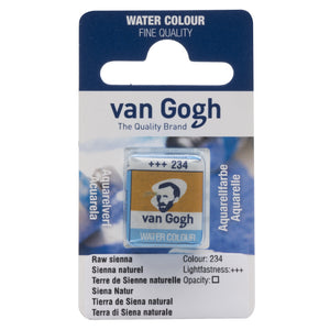 Van Gogh Watercolor Half Pan Raw Sienna