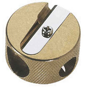 Sharpener Brass Double Round