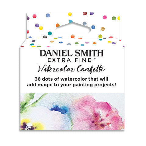 Watercolor Confetti Dotcard 36 Colors