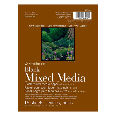 Mixed Media Paper Pad 6x8 Black
