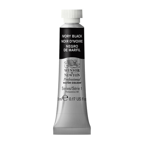 Professional Watercolor 5ml Ivory Black