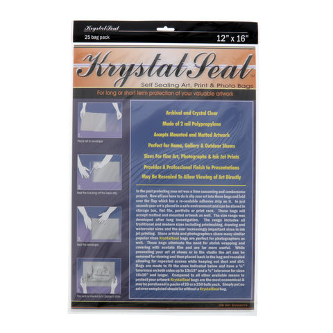 Krystal Seal Bags 12x16 25 Pack