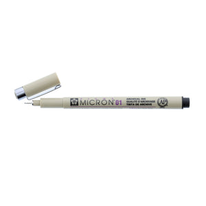 Pigma Micron Pen .25mm Black 01