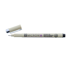Pigma Micron Pen, .50mm, Black 08