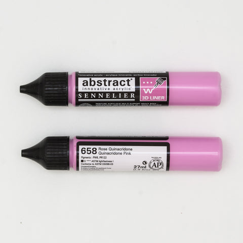 Sennelier Abstract Liner 27ml Quinacridone Pink