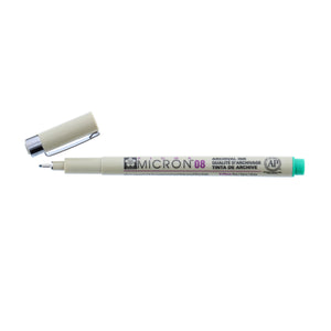 Pigma Micron Pen, .50mm, Green 08