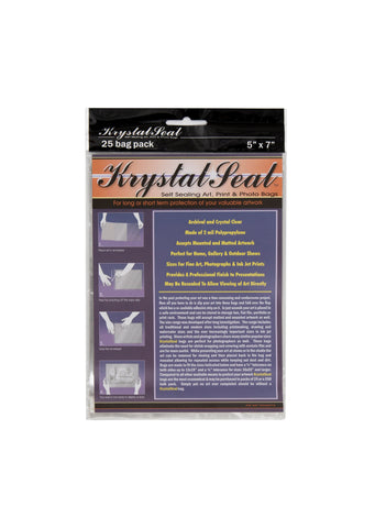 Krystal Seal Bags 5x7 25 Pack