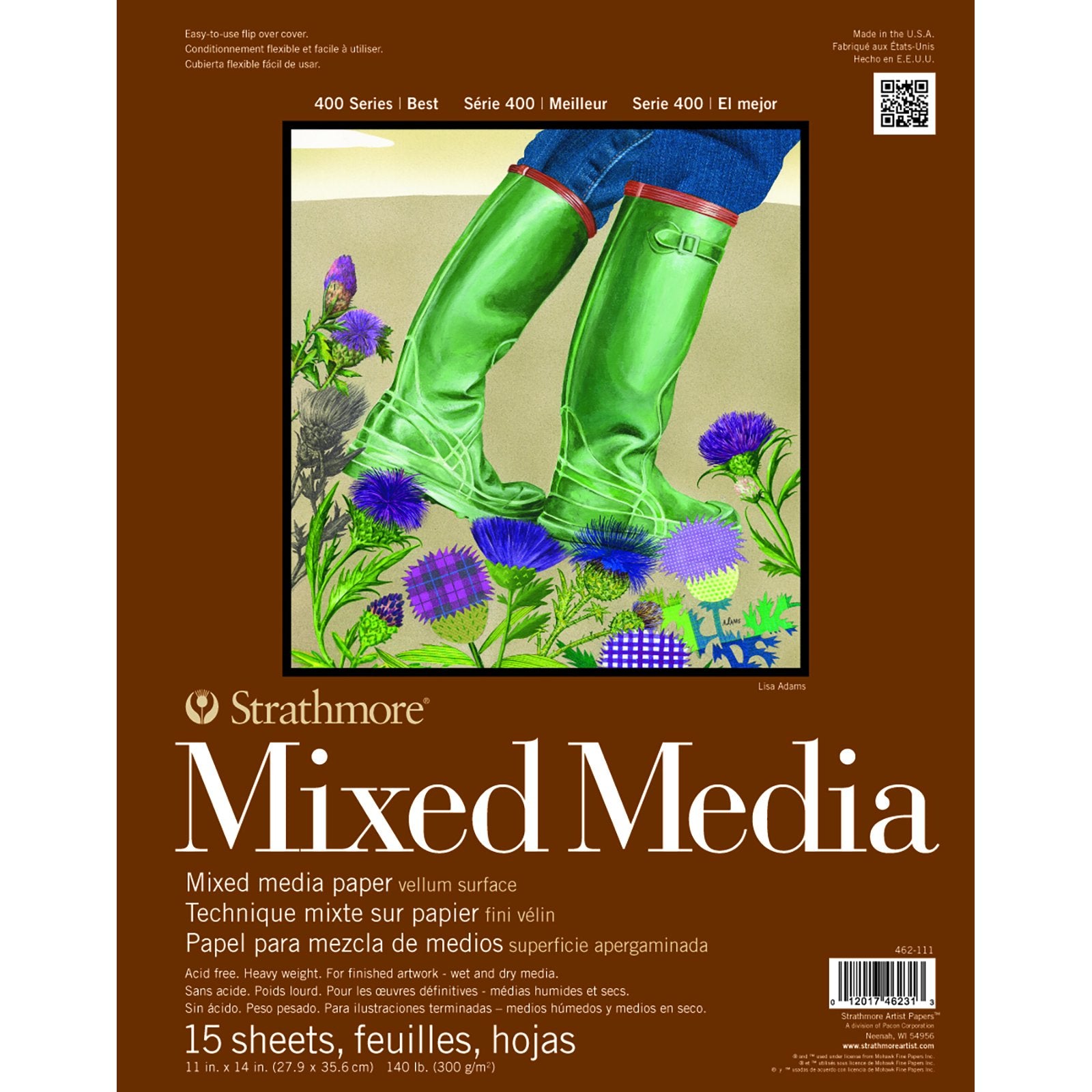 Mixed Media Paper Pad 11x14