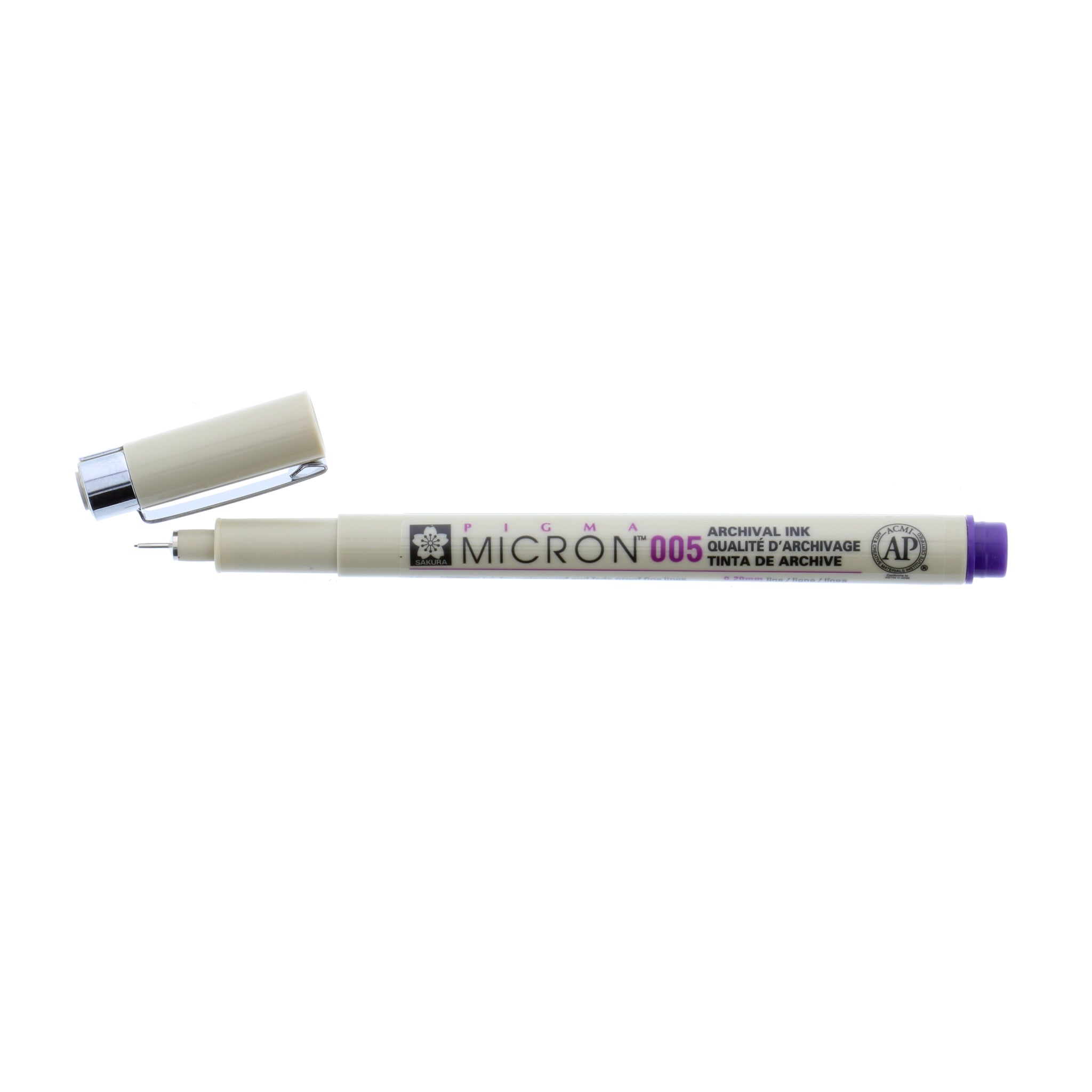 Pigma Micron Pen .20mm Purple 005