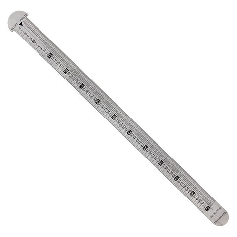 Ruler Stainless Pica Pole Inch