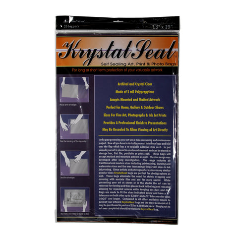 Krystal Seal Bags 13x19 25 Pack