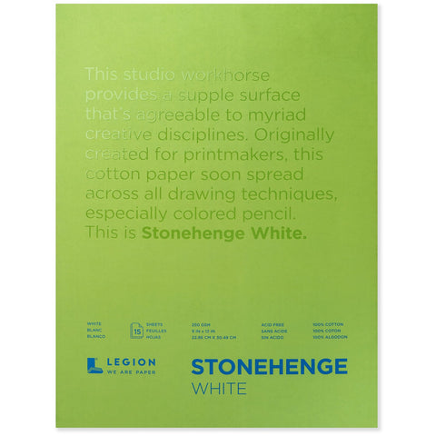 Stonehenge Printmaking Pad 9x12