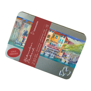Hahnemuehle Watercolor Postcard Tin 4.1x5.8 30 Sheets Cold Press