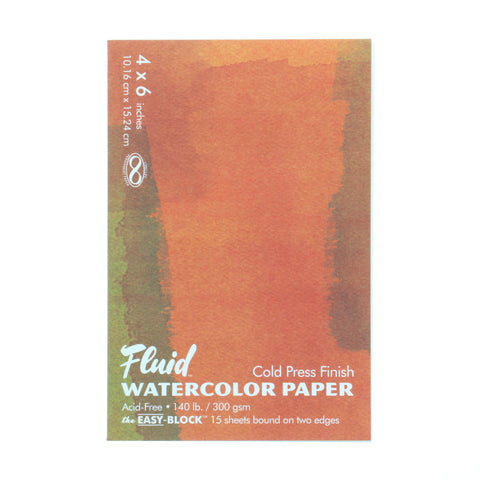 Fluid Watercolor Block Cold Press 4x6