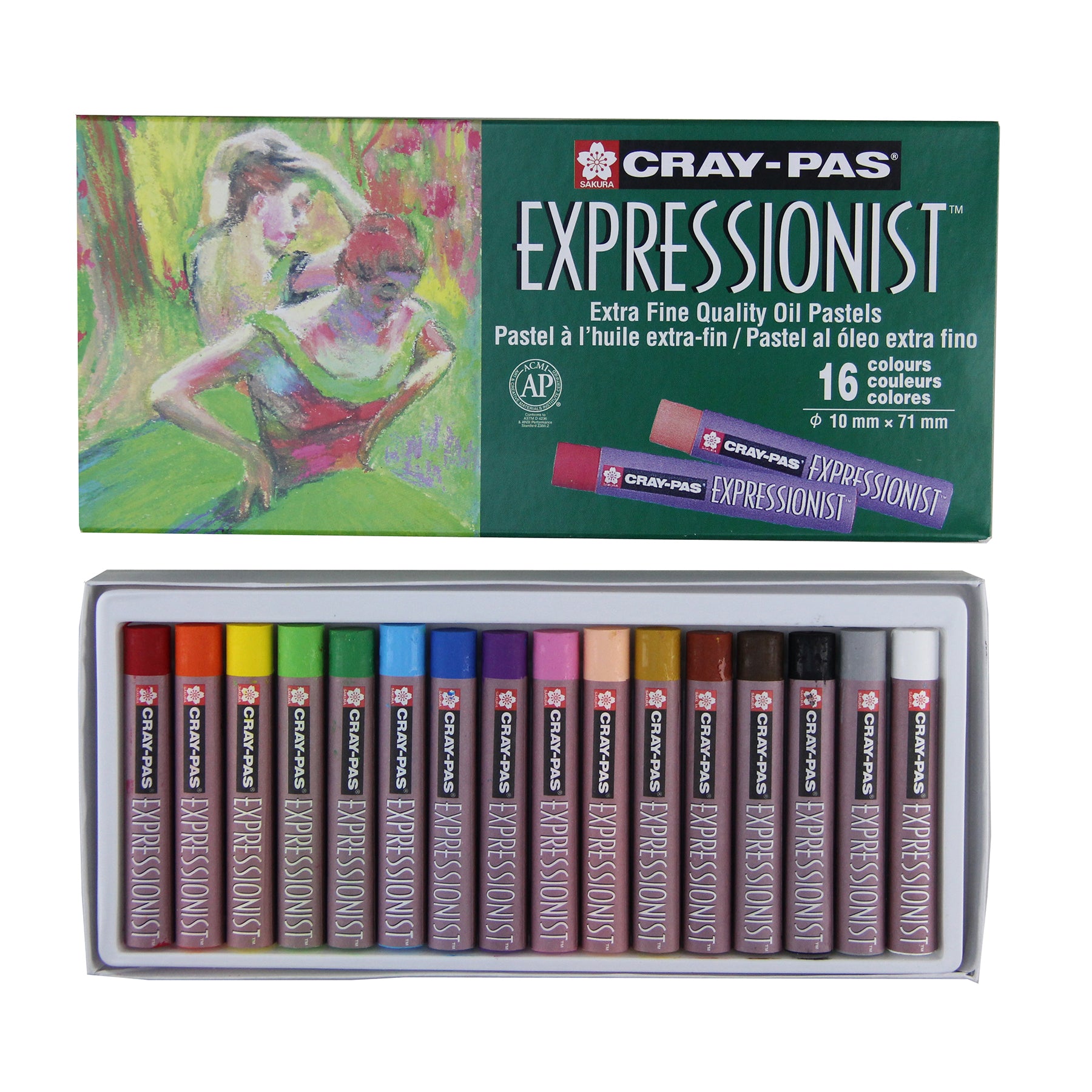 Cray-Pas Expressionist Oil Pastel Set 16 Colors