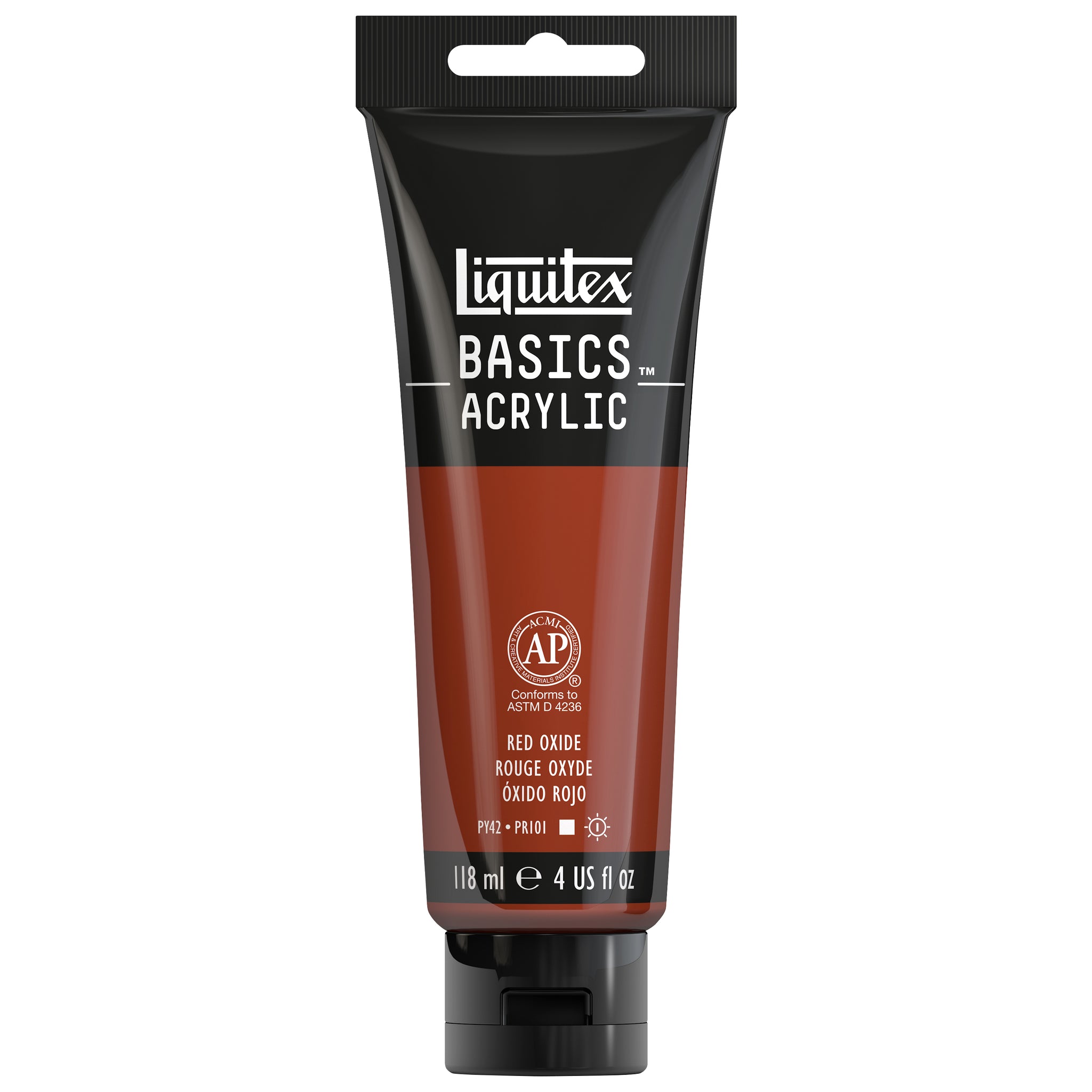 BASICS Acrylic Color 4oz Red Oxide