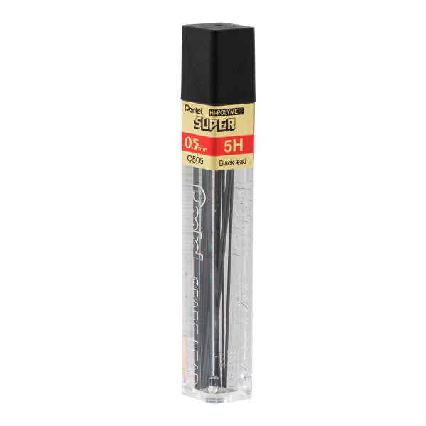 Pentel .5mm 12 Packs Super Hi-Polymer Leads