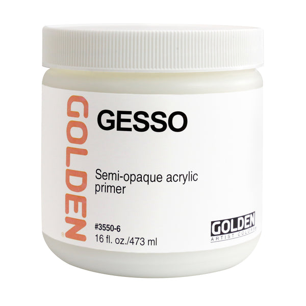 Golden Acrylic Black Gesso Primer 473ml